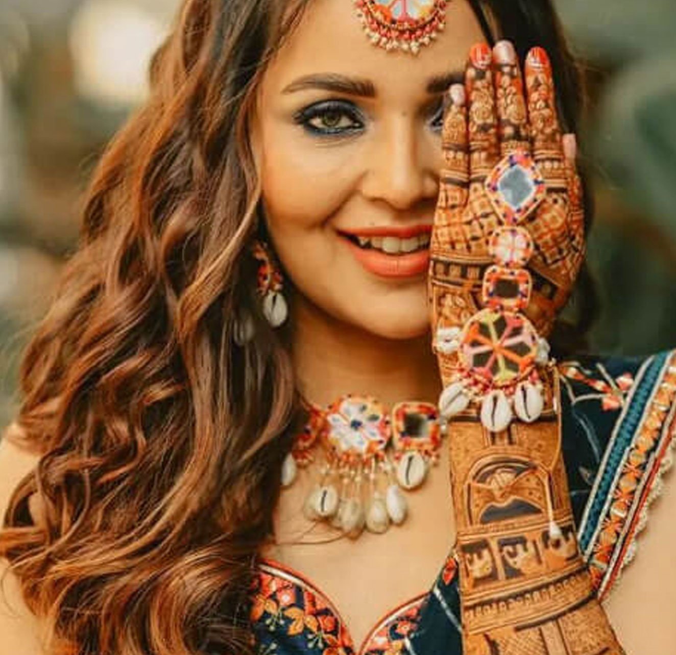 Beautiful Indian Bridal Mehndi Design by SanaArtist | TikTok